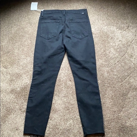Mother black embellished trim jeans NWT - Picture 4 of 4